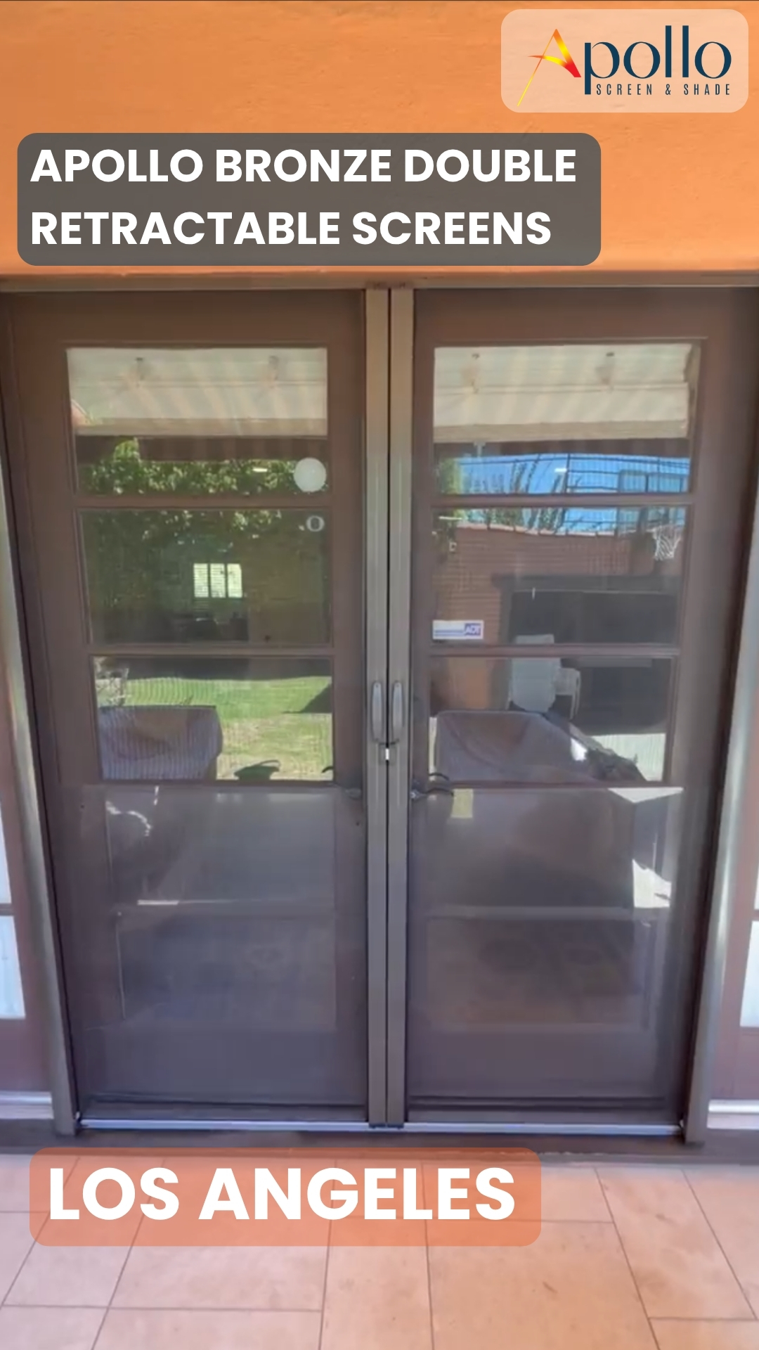 Apollo Bronze Double Retractable Screens-Los Angeles, CA (1).jpg